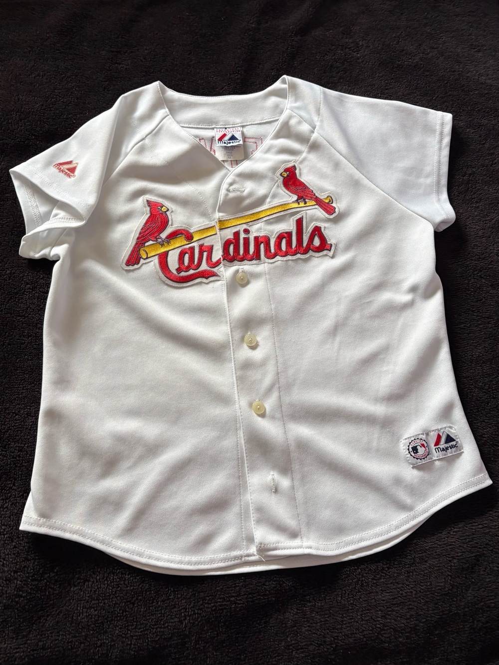 St Louis Cardinals x Majestic x Sweetness #13 white jersey 90s Y2K women’s MED